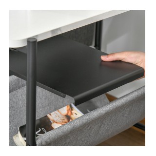 Βοηθητικό Μεταλλικό Τραπεζάκι με 2 Ράφια 60 x 28 x 53 cm HOMCOM 838...