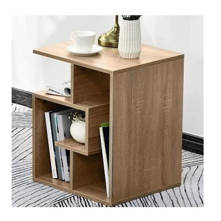Βοηθητικό Ξύλινο Τραπεζάκι με 4 Ράφια 45 x 40 x 55 cm Χρώματος Καφέ... Βοηθητικό Ξύλινο Τραπεζάκι με 4 Ράφια 45 x 40 x 55 cm Χρώματος Καφέ...