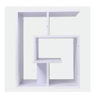 Βοηθητικό Ξύλινο Τραπεζάκι με 4 Ράφια 45 x 40 x 55 cm Χρώματος Λευκ... Βοηθητικό Ξύλινο Τραπεζάκι με 4 Ράφια 45 x 40 x 55 cm Χρώματος Λευκ...