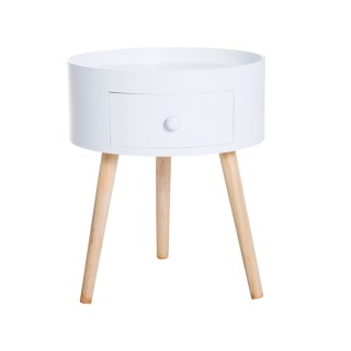 Βοηθητικό Ξύλινο Τραπεζάκι με 1 Συρτάρι 38 x 45 cm HOMCOM 833-363 Βοηθητικό Ξύλινο Τραπεζάκι με 1 Συρτάρι 38 x 45 cm HOMCOM 833-363