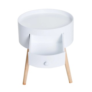 Βοηθητικό Ξύλινο Τραπεζάκι με 1 Συρτάρι 38 x 45 cm HOMCOM 833-363