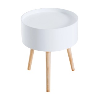 Βοηθητικό Ξύλινο Τραπεζάκι με 1 Συρτάρι 38 x 45 cm HOMCOM 833-363 Βοηθητικό Ξύλινο Τραπεζάκι με 1 Συρτάρι 38 x 45 cm HOMCOM 833-363