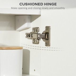 kleankin ντουλάπι καθρέφτη από μοριοσανίδες και γυάλινο μπάνιο με 4... kleankin ντουλάπι καθρέφτη από μοριοσανίδες και γυάλινο μπάνιο με 4...