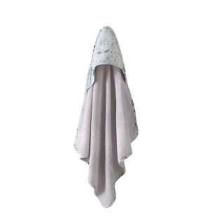 Βρεφική Κάπα με Κουκούλα 75 x 75 cm 100% Βαμβάκι Bebe Forest Mist G... Βρεφική Κάπα με Κουκούλα 75 x 75 cm 100% Βαμβάκι Bebe Forest Mist G...
