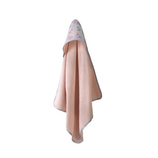 Βρεφική Κάπα με Κουκούλα 75 x 75 cm 100% Βαμβάκι Bebe Liliana Ροζ G... Βρεφική Κάπα με Κουκούλα 75 x 75 cm 100% Βαμβάκι Bebe Liliana Ροζ G...