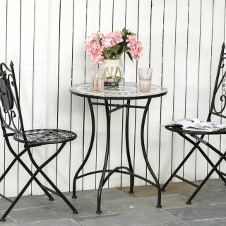 Τραπεζάκι Σαλονιού Outsunny Garden σε μεταλλικό και κεραμικό, Τραπέ... Τραπεζάκι Σαλονιού Outsunny Garden σε μεταλλικό και κεραμικό, Τραπέ...
