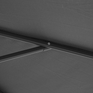 Ανακλινόμενη ομπρέλα κήπου Outsunny Deluxe με μανιβέλα, Φ3m Γκρι 84...