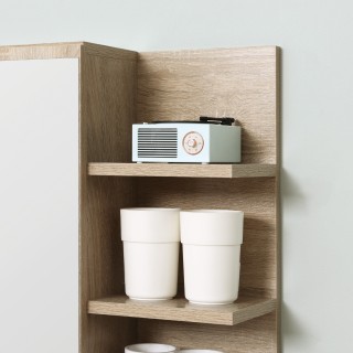 kleankin Καθρέφτης Τοίχου Μπάνιου με Πόρτα και 3 Πλαϊνά Ξύλινα Ράφι... kleankin Καθρέφτης Τοίχου Μπάνιου με Πόρτα και 3 Πλαϊνά Ξύλινα Ράφι...