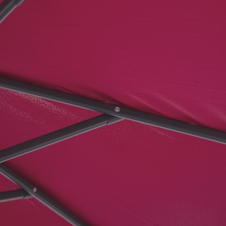 Outsunny Decentralized Metal Parasol, Bordeaux, Φ3x2,6m 01-0584 Outsunny Decentralized Metal Parasol, Bordeaux, Φ3x2,6m 01-0584