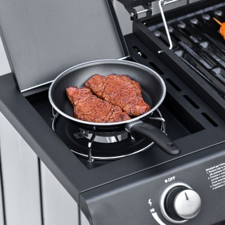 Μπάρμπεκιου γκαζιού Outsunny με καπάκι, 7 καυστήρες των 20 kW, πλαϊ... Μπάρμπεκιου γκαζιού Outsunny με καπάκι, 7 καυστήρες των 20 kW, πλαϊ...