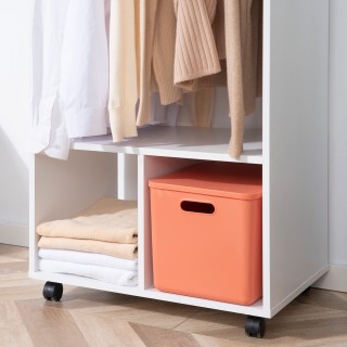 HOMCOM Ρούχα ρούχων με μπάρα αλουμινίου και 2 ανοιχτά ράφια, μοριοσ... HOMCOM Ρούχα ρούχων με μπάρα αλουμινίου και 2 ανοιχτά ράφια, μοριοσ...