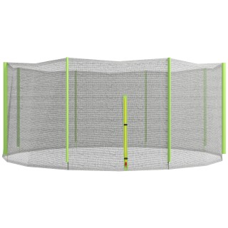 SPORTNOW Δίχτυ προστασίας τραμπολίνο με 6 στύλους με είσοδο με φερμ... SPORTNOW Δίχτυ προστασίας τραμπολίνο με 6 στύλους με είσοδο με φερμ...