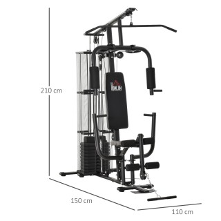 Πολυλειτουργικό Gym Fitness Station HOMCOM για οικιακή και επαγγελμ...