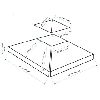 Outsunny Αντικατάσταση Στέγης για Double Roof Garden Gazebo 3x3m 01...