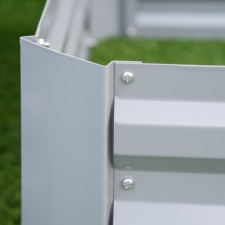 Outsunny Σετ 2 υπερυψωμένων κρεβατιών κήπου με ανοιχτό πάτο για φυτ...