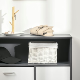 HOMCOM Σχάρα παπουτσιών που εξοικονομεί χώρο για 8 ζευγάρια παπούτσ... HOMCOM Σχάρα παπουτσιών που εξοικονομεί χώρο για 8 ζευγάρια παπούτσ...