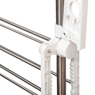 Πτυσσόμενη Απλώστρα 3 Επιπέδων με Ρόδες 142 x 55 x 152 cm HOMCOM 03...