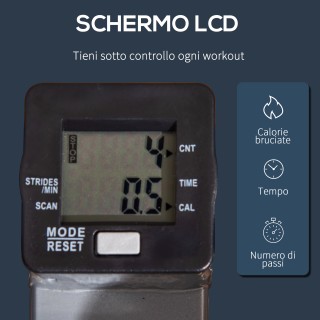 HOMCOM Stepper Handlebar Handles Step Fitness με οθόνη LCD για το σ...