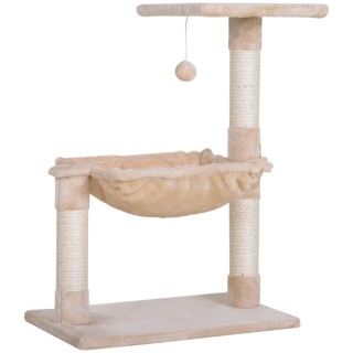 PawHut Tower for Cats max 3,6kg με αιώρα και κρεμαστή μπάλα, σε ξύλ... PawHut Tower for Cats max 3,6kg με αιώρα και κρεμαστή μπάλα, σε ξύλ...
