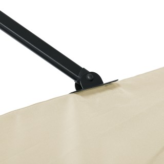 Outsunny Garden Parasol με 5 επίπεδα και ρυθμιζόμενη γωνία 360°, 24...