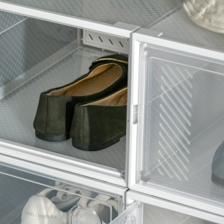 Σετ Πλαστικά Διάφανα Κουτιά Αποθήκευσης Παπουτσιών 28 x 36 x 21 cm ... Σετ Πλαστικά Διάφανα Κουτιά Αποθήκευσης Παπουτσιών 28 x 36 x 21 cm ...