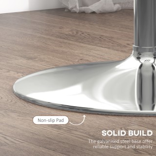 HOMCOM Μοντέρνο Στρογγυλό Τραπέζι Μπάρα με Ατσάλινο Βάση και Γυάλιν... HOMCOM Μοντέρνο Στρογγυλό Τραπέζι Μπάρα με Ατσάλινο Βάση και Γυάλιν...