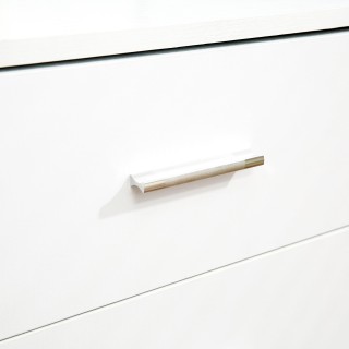 HOMCOM Έπιπλα γραφείου πολλαπλών χρήσεων με ξύλινα συρτάρια - Λευκό...