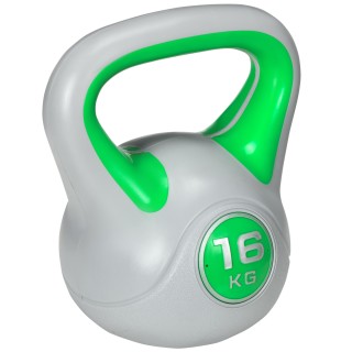 SPORTNOW Kettlebell 16kg σε PU και Sand με επίπεδη βάση και λαβή γι... SPORTNOW Kettlebell 16kg σε PU και Sand με επίπεδη βάση και λαβή γι...
