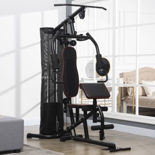 HOMCOM Fitness Station με ατσάλινα βάρη 45 κιλών, Πολυλειτουργικό γ... HOMCOM Fitness Station με ατσάλινα βάρη 45 κιλών, Πολυλειτουργικό γ...