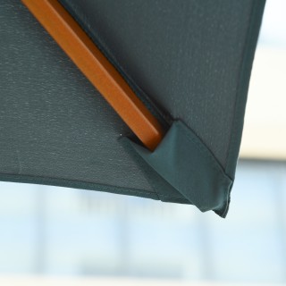 Ομπρέλα Outsunny Garden 3x3m με 8 μπαστούνια μπαμπού και κάλυμμα αν... Ομπρέλα Outsunny Garden 3x3m με 8 μπαστούνια μπαμπού και κάλυμμα αν...