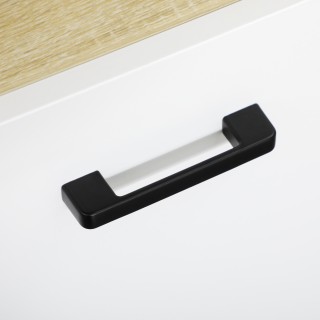 kleankin Ντουλάπι μπάνιου από μοριοσανίδα λευκή με 2 ντουλάπια με π... kleankin Ντουλάπι μπάνιου από μοριοσανίδα λευκή με 2 ντουλάπια με π...