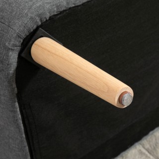 HOMCOM Μοντέρνος 2θέσιος καναπές από ύφασμα χωρίς μπράτσα, δομή και... HOMCOM Μοντέρνος 2θέσιος καναπές από ύφασμα χωρίς μπράτσα, δομή και...