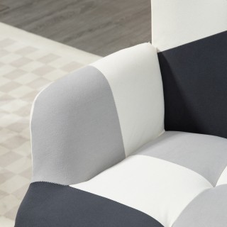 Πολυθρόνα κρεβατοκάμαρας HOMCOM σε καπιτονέ βελούδο και ξύλινα πόδι... Πολυθρόνα κρεβατοκάμαρας HOMCOM σε καπιτονέ βελούδο και ξύλινα πόδι...