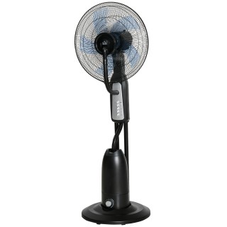 HOMCOM 90W ανεμιστήρας νεφελοποιητή με 4 τροχούς με δοχείο 2,8 λίτρ...