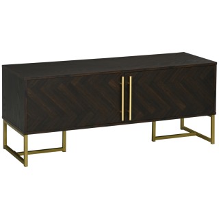 Έπιπλο τηλεόρασης HOMCOM έως 55 με 2 ντουλάπια από ξύλο και μέταλλο... Έπιπλο τηλεόρασης HOMCOM έως 55 με 2 ντουλάπια από ξύλο και μέταλλο...