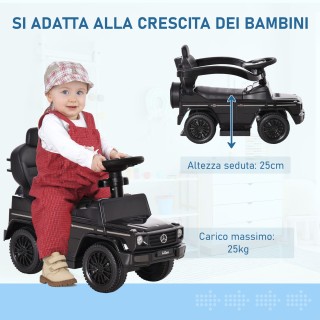 HOMCOM Push Car Model Mercedes-Benz G350 for Children, Μαύρο 370-162BK HOMCOM Push Car Model Mercedes-Benz G350 for Children, Μαύρο 370-162BK