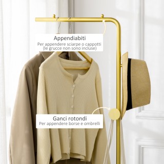 Μεταλλικός Καλόγερος με Μαρμάρινη Βάση 35 x 25 x 170 cm HOMCOM 837-... Μεταλλικός Καλόγερος με Μαρμάρινη Βάση 35 x 25 x 170 cm HOMCOM 837-...