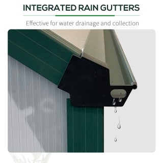 Θερμοκήπιο από Πολυανθρακικό, μέταλλο και αλουμίνιο 244x500x216 cm ... Θερμοκήπιο από Πολυανθρακικό, μέταλλο και αλουμίνιο 244x500x216 cm ...