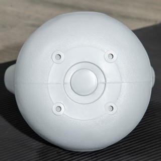 SPORTNOW Kettlebell 14kg σε PU και Sand με επίπεδη βάση και λαβή γι...