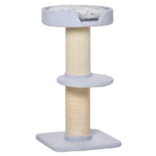 PawHut Cat Scratching Post με κρεβάτι, βελούδινο κάλυμμα και στύλο ... PawHut Cat Scratching Post με κρεβάτι, βελούδινο κάλυμμα και στύλο ...