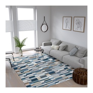 Χαλί 160 x 230 cm Χωρίς Πέλος Qube Pattern Blue Χρώματος Μπλε SPM 3... Χαλί 160 x 230 cm Χωρίς Πέλος Qube Pattern Blue Χρώματος Μπλε SPM 3...