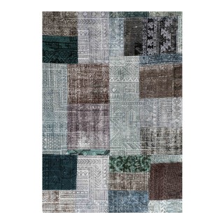 Χαλί 160 x 230 cm Χωρίς Πέλος Ethnic Χρώματος Petrol SPM