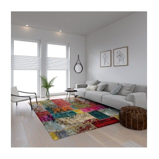 Χαλί 160 x 230 cm Χωρίς Πέλος Patchwork Multi Πολύχρωμο SPM 322170