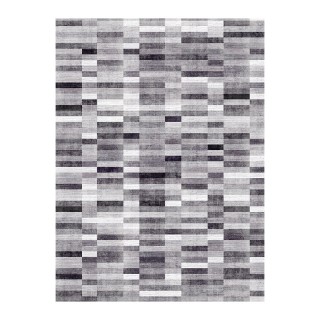 Χαλί 160 x 230 cm Χωρίς Πέλος Qube Pattern Grey Χρώματος Γκρι SPM 3...