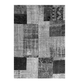 Χαλί 190 x 300 cm Χωρίς Πέλος Ethnic Grey Χρώματος Γκρι SPM 322160