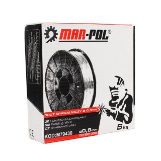 Χάλκινο Σύρμα Ηλεκτροσυγκόλλησης 0.8 mm 5 Kg MAR-POL M79430