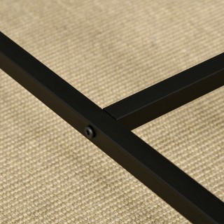 Σετ τραπεζιού HOMCOM με 4 σκαμπό βιομηχανικού στυλ σε μέταλλο και ξ...