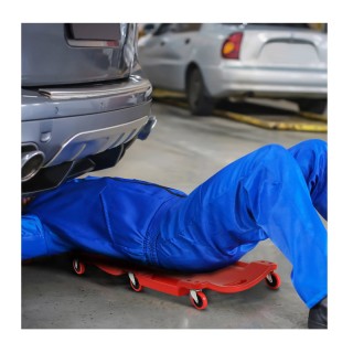 Ξαπλώστρα Συνεργείου με Μαξιλάρι και 6 Ροδάκια DURHAND C21-007