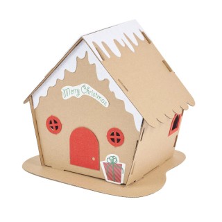 Χάρτινο Διακοσμητικό Χριστουγεννιάτικο Σπιτάκι 29.5 x 29.5 x 0.5 cm... Χάρτινο Διακοσμητικό Χριστουγεννιάτικο Σπιτάκι 29.5 x 29.5 x 0.5 cm...