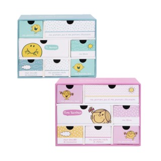 Χάρτινο Παιδικό Κουτί Αποθήκευσης με 7 Συρτάρια 19 x 9 x 15 cm Mons... Χάρτινο Παιδικό Κουτί Αποθήκευσης με 7 Συρτάρια 19 x 9 x 15 cm Mons...